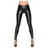 Noir - Leggings largos y brillantes (negro) - L