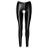 Noir - leggings abiertos y brillantes (negro)