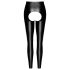 Noir - leggings abiertos y brillantes (negro) - M