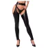 Noir - medias brillantes tipo chaps - negro