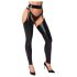 Noir - medias brillantes estilo chaps (negro) - L