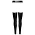 Noir - medias brillantes estilo chaps (negro) - L