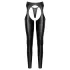 Cottelli - conjunto de pantalones chaps abiertos y tanga (negro) - M