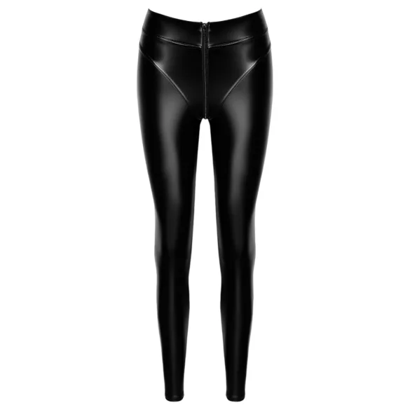 Noir - leggings largos brillantes - negro - L