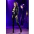 Cottelli - brillante mono de fiesta manga larga (negro) - S