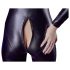 Cottelli - brillante mono de fiesta manga larga (negro) - S