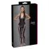 Cottelli Party - mono con corsé y cuello halter (negro) - XL