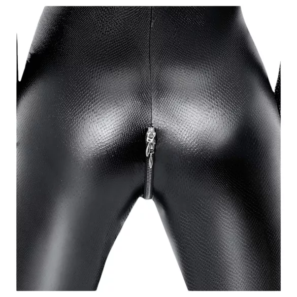 Noir - mono largo efecto serpiente - negro - M