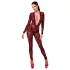 Noir Kink Royal - body de red transparente - color rojo - L