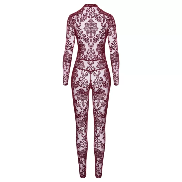 Noir Kink Royal - body de red transparente - color rojo - L