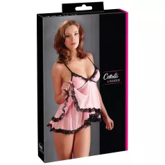 Cottelli - Babydoll - Encaje con volantes - Transparente - M