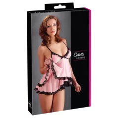 Cottelli - Babydoll - Encaje con volantes - Transparente - L