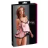 Cottelli - Babydoll - Encaje con volantes - Transparente - XL