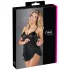 Cottelli - Babydoll transparente con volantes - negro