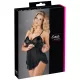 Cottelli - Babydoll transparente con volantes - negro - XL