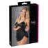 Cottelli - Babydoll transparente con volantes - negro - XXL