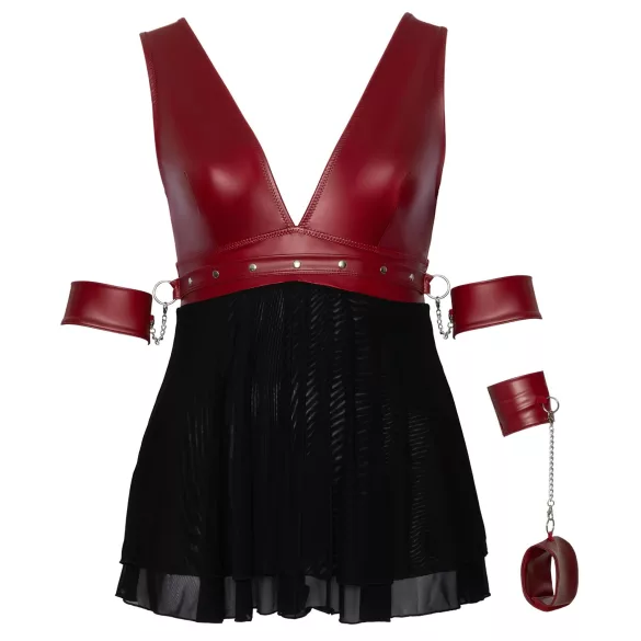Cottelli Bondage Plus Size - babydoll (rojo)