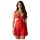 Conjunto Cupide Desir de Obsessive - Camisón transparente de encaje (rojo)