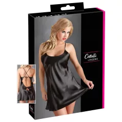 Cottelli - Camisón satinado - Negro - M
