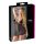 Cottelli Talla Grande - camisón transparente de encaje (negro)