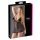 Cottelli Talla Grande - camisón transparente de encaje (negro) - 2XL