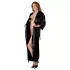 Cottelli - Bata satén mujer - negro - L/XL