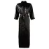Cottelli - Bata satén mujer - negro - L/XL