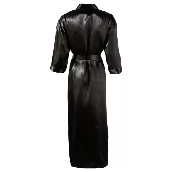 Cottelli - Bata satén mujer - negro - L/XL