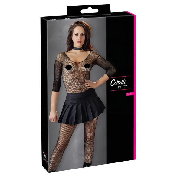 Cottelli - Mini falda plisada (negra)