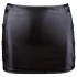 Cottelli - minifalda vinilo con hebilla - negro - L