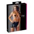 Cottelli - Minifalda ajustable brillante (negro) - XL