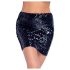 Cottelli Party - falda brillante con lentejuelas (negra) - M