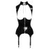 Black Level - Top abierto con liguero (negro) - M