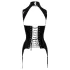 Black Level - body abierto con liguero - negro - XL