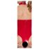 Black Level - body abierto con cuello halter - rojo - S