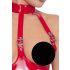 Black Level - body abierto con cuello halter - rojo - XXL