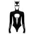 Cuerpo Batwoman negro de terciopelo
