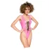 Black Level - body de laca para mujer (rosa)