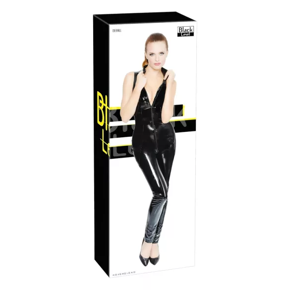Black Level - mono vinilo brillante con cremallera - negro - L
