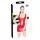 Black Level - vestido mini de vinilo con cordones - rojo - L