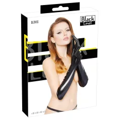 Black Level - guantes brillantes - laca - negro