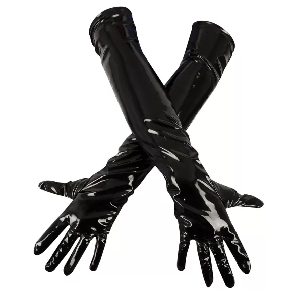Black Level - guantes brillantes - laca - negro