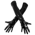 Black Level - guantes brillantes - laca - negro - M