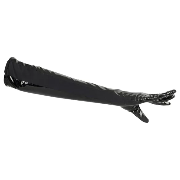 Black Level - guantes brillantes - laca - negro - M
