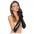 Black Level - guantes brillantes - laca - negro - XL