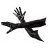 Black Level - guantes largos de vinilo - negro - L