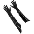Black Level - guantes largos de vinilo - negro - L