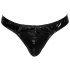 Black Level - tanga clásico de laca para hombre (negro) - L