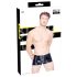 Black Level - Pantalones cortos para hombre con cremallera (negro) - M