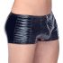 Black Level - Pantalones cortos para hombre con cremallera (negro) - M